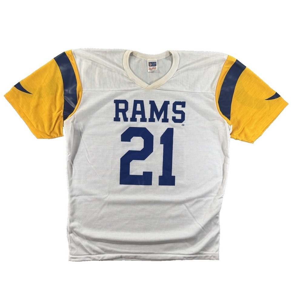 Vintage‎ Los Angeles Rams Jersey Mens Large White NFL Football Rawlings USA 90s